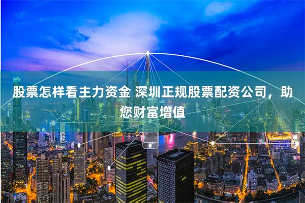 股票怎样看主力资金 深圳正规股票配资公司，助您财富增值